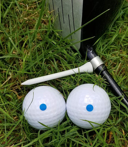 Gender Reveal Golf Ball for Baby Showers and Reveal Parties. All Natural Holi Powder. 2 Pack.